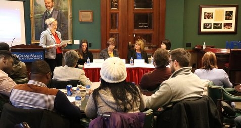 NPGSO at GVSU hosts "Nonprofit Shark Tank" event